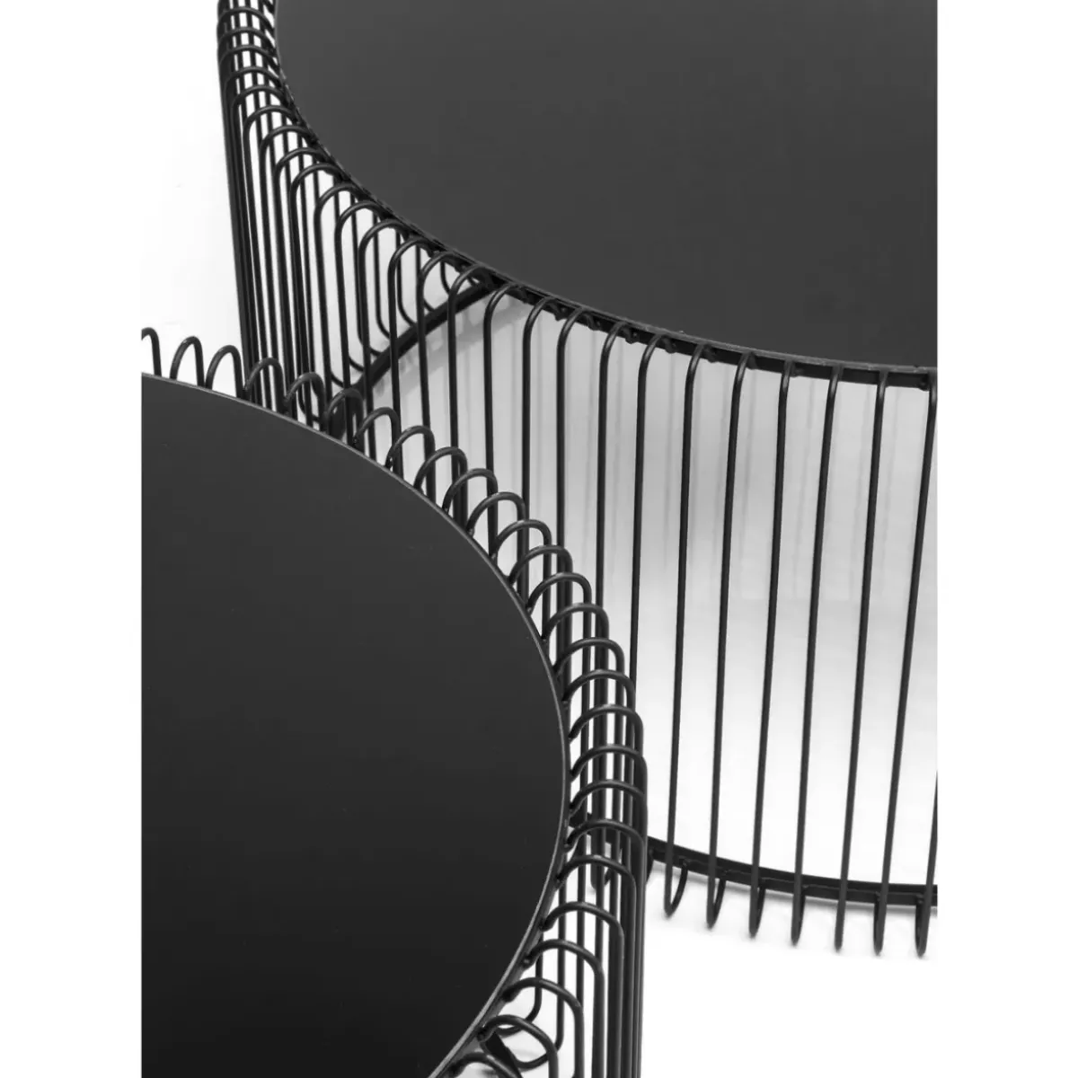 KARE Design Couchtisch Wire Black (2/Set)- Tische