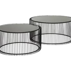 KARE Design Couchtisch Wire Black (2/Set)- Tische