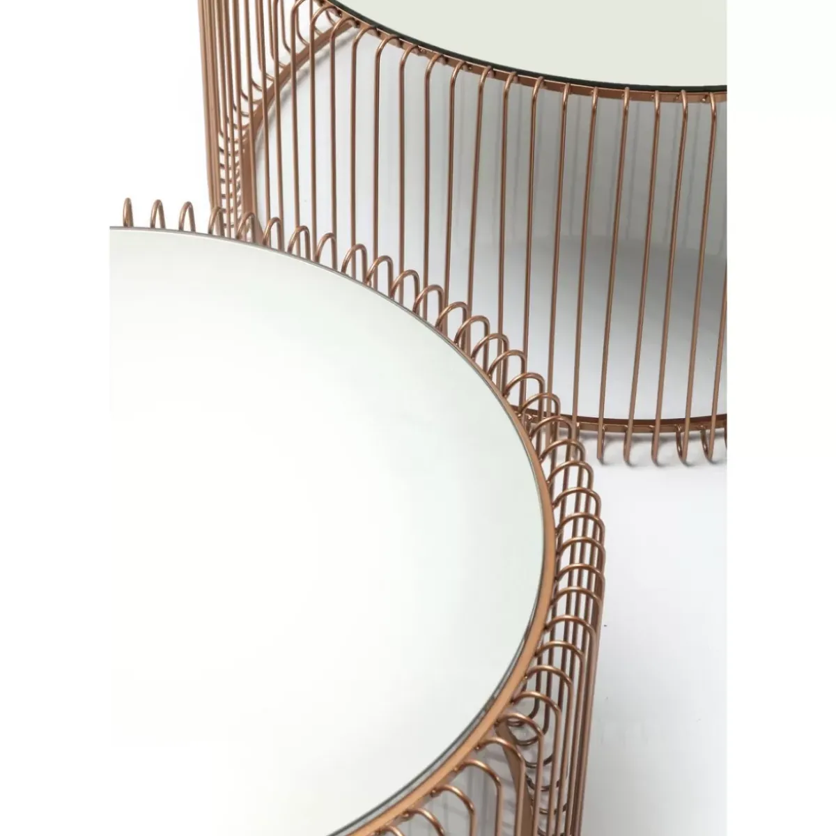 KARE Design Couchtisch Wire Copper (2/Set)- Tische