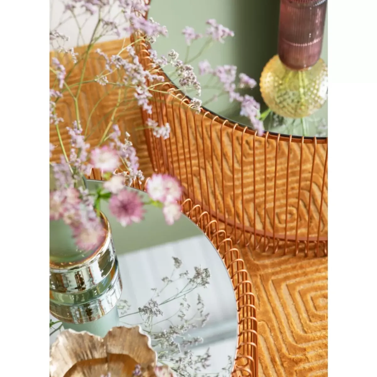 KARE Design Couchtisch Wire Copper (2/Set)- Tische