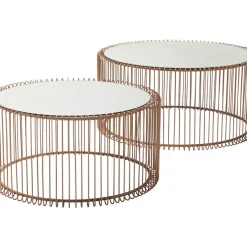KARE Design Couchtisch Wire Copper (2/Set)- Tische