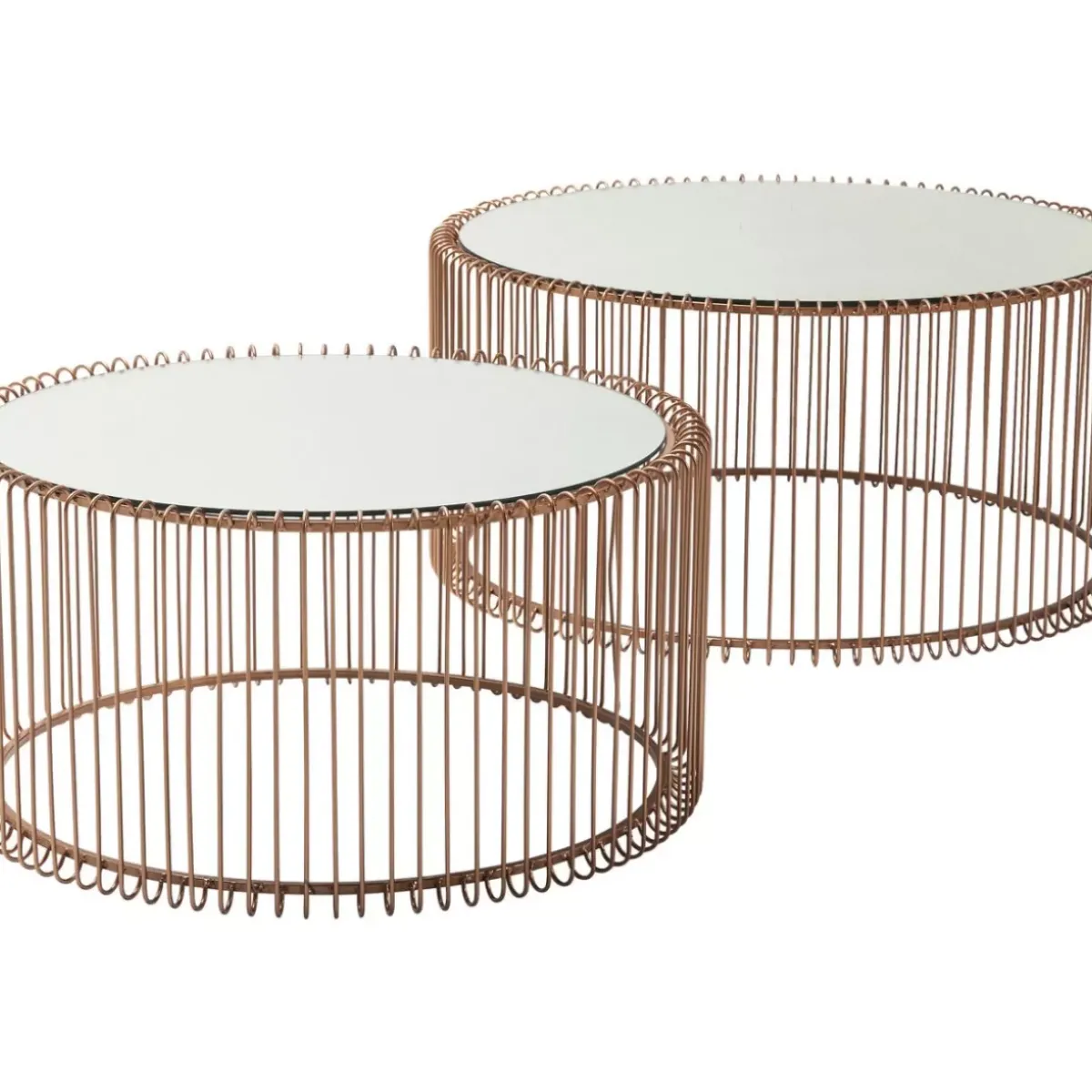 KARE Design Couchtisch Wire Copper (2/Set)- Tische