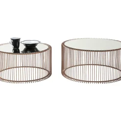 KARE Design Couchtisch Wire Copper (2/Set)- Tische