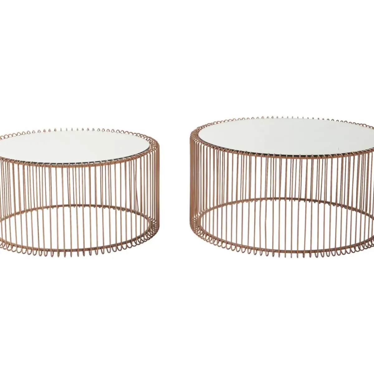 KARE Design Couchtisch Wire Copper (2/Set)- Tische