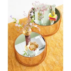 KARE Design Couchtisch Wire Copper (2/Set)- Tische