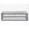 KARE Design Couchtisch Wire Glas Marble Schwarz 145X70Cm- Tische