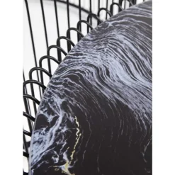 KARE Design Couchtisch Wire Glas Marble Schwarz (2/Set)- Tische