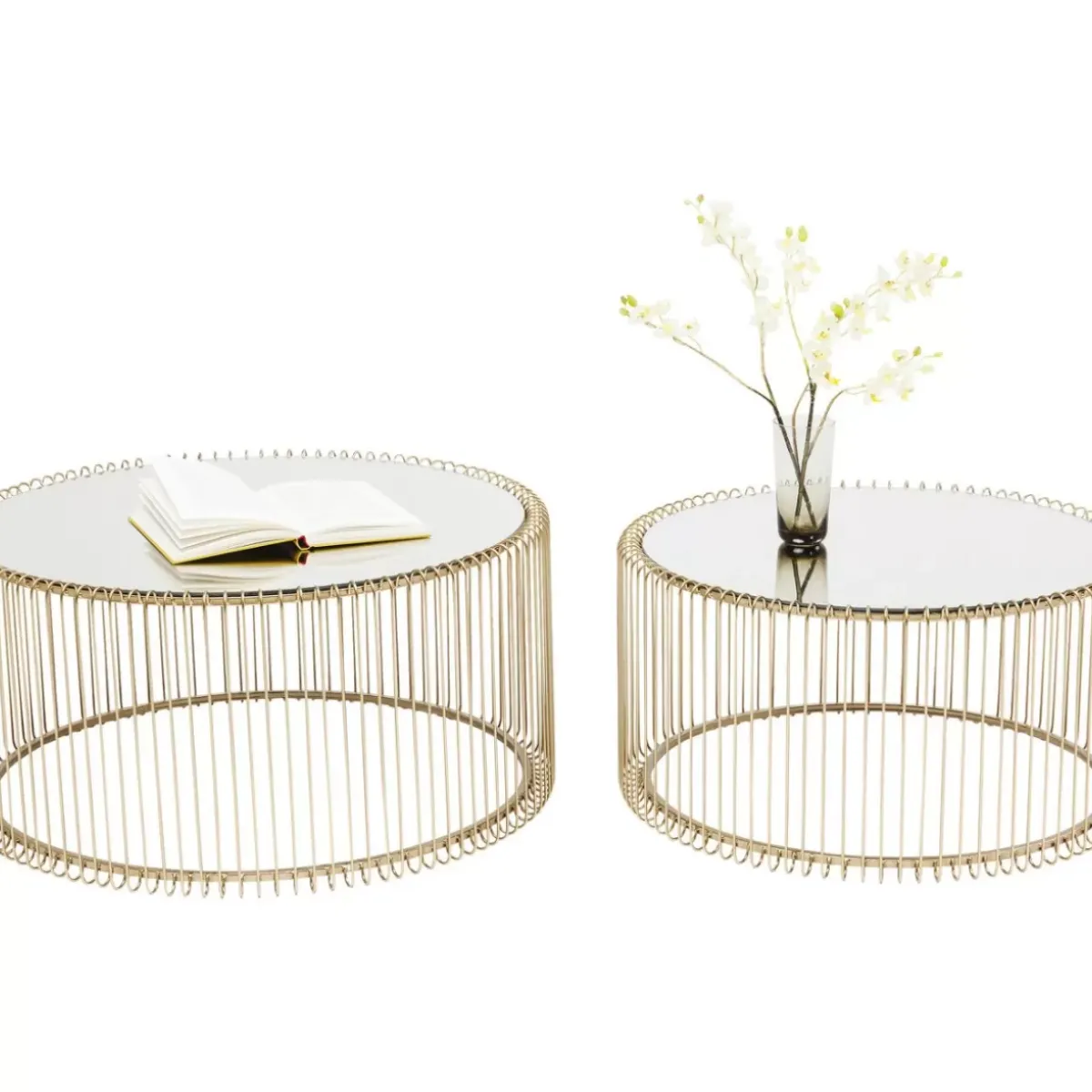 KARE Design Couchtisch Wire Messing (2/Set)- Tische