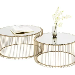 KARE Design Couchtisch Wire Messing (2/Set)- Tische