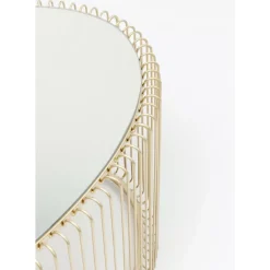 KARE Design Couchtisch Wire Uno Brass 60X90Cm- Tische