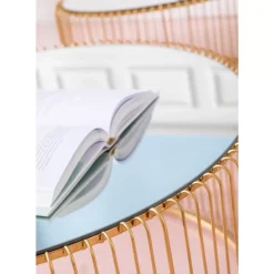 KARE Design Couchtisch Wire Uno Brass 60X90Cm- Tische