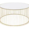 KARE Design Couchtisch Wire Uno Brass O80Cm- Tische