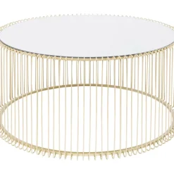 KARE Design Couchtisch Wire Uno Brass O80Cm- Tische