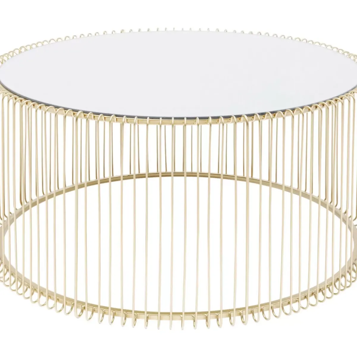 KARE Design Couchtisch Wire Uno Brass O80Cm- Tische