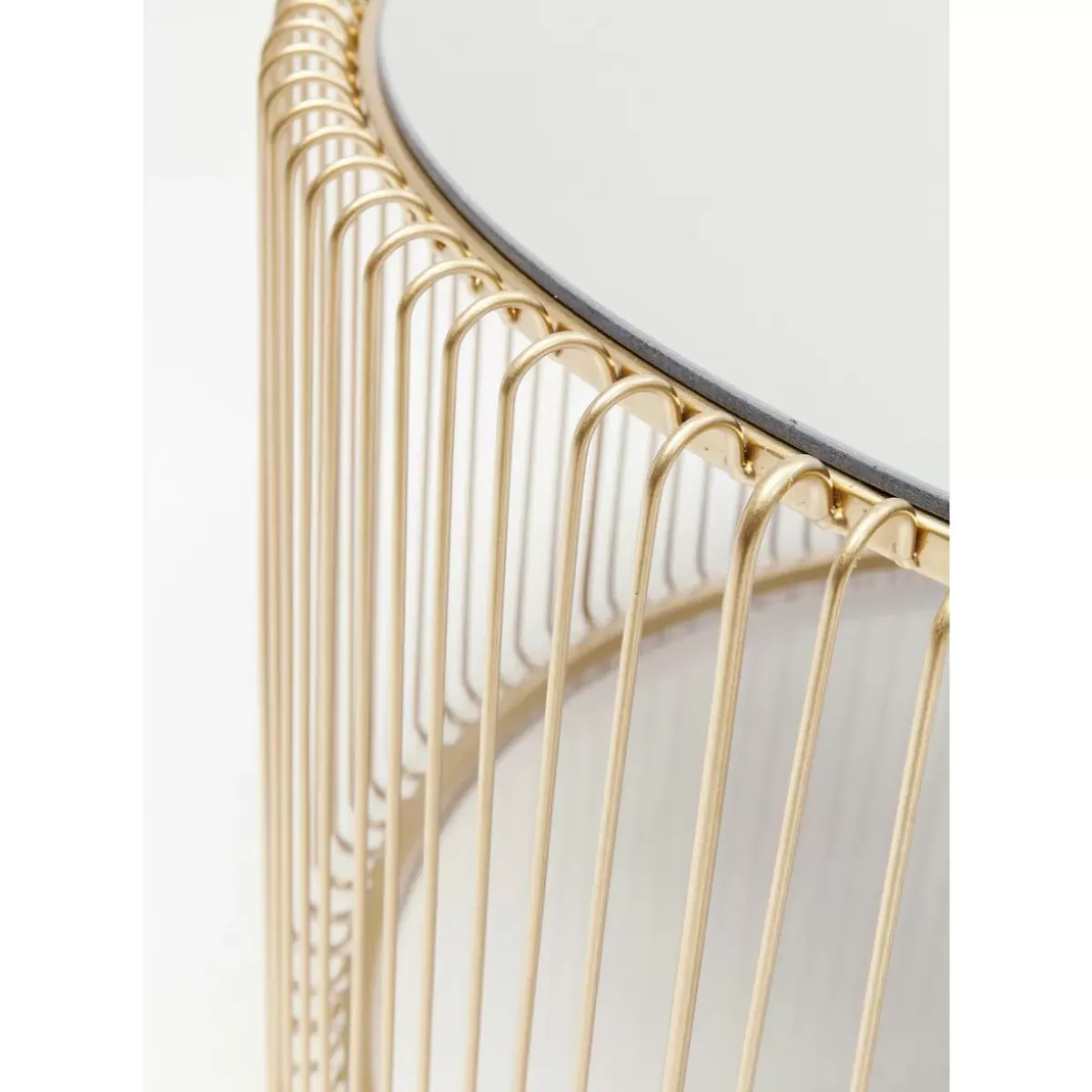KARE Design Couchtisch Wire Uno Brass O80Cm- Tische