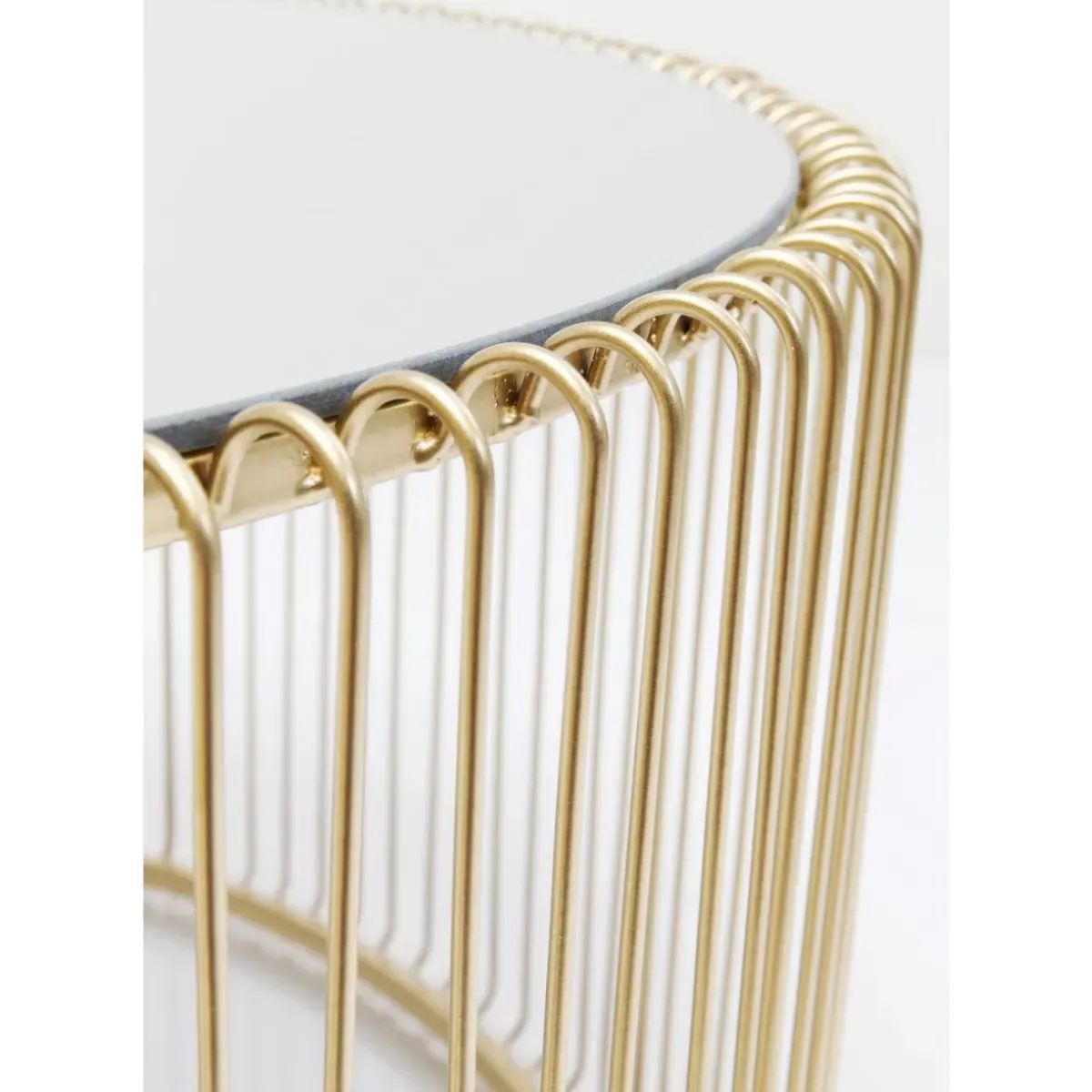 KARE Design Couchtisch Wire Uno Brass O80Cm- Tische