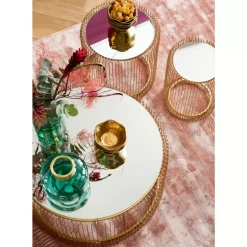 KARE Design Couchtisch Wire Uno Brass O80Cm- Tische