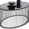 KARE Design Couchtisch Wire Uno Schwarz 60X90Cm- Tische