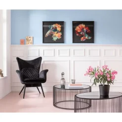 KARE Design Couchtisch Wire Uno Schwarz 60X90Cm- Tische