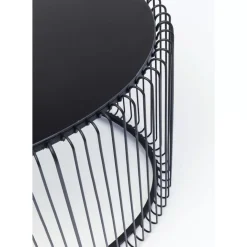 KARE Design Couchtisch Wire Uno Schwarz 60X90Cm- Tische