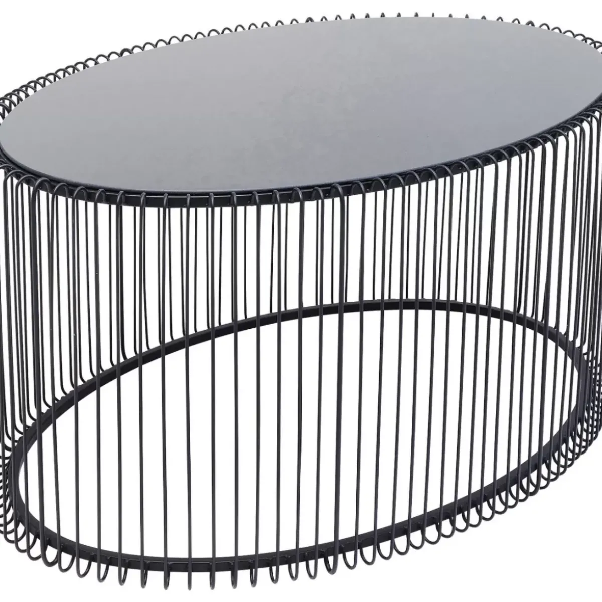 KARE Design Couchtisch Wire Uno Schwarz 60X90Cm- Tische