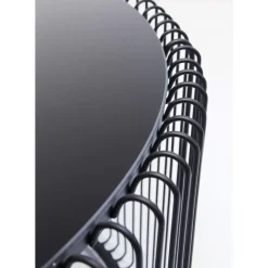 KARE Design Couchtisch Wire Uno Schwarz O80Cm- Tische