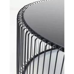 KARE Design Couchtisch Wire Uno Schwarz O80Cm- Tische