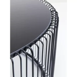 KARE Design Couchtisch Wire Uno Schwarz O80Cm- Tische