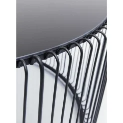 KARE Design Couchtisch Wire Uno Schwarz O80Cm- Tische