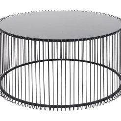 KARE Design Couchtisch Wire Uno Schwarz O80Cm- Tische