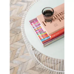 KARE Design Couchtisch Wire White (2/Set)- Tische