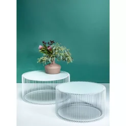 KARE Design Couchtisch Wire White (2/Set)- Tische