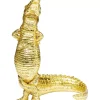 KARE Design Deko Figur Alligator Gold 39Cm- Deko & Geschenkartikel