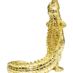 KARE Design Deko Figur Alligator Gold 39Cm- Deko & Geschenkartikel