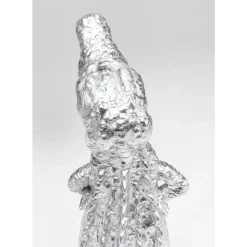 KARE Design Deko Figur Alligator Silber 39Cm- Deko & Geschenkartikel