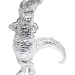 KARE Design Deko Figur Alligator Silber 39Cm- Deko & Geschenkartikel