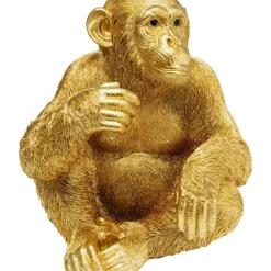 KARE Design Deko Figur Baby Ape Gold 53- Deko & Geschenkartikel