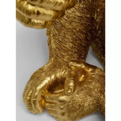 KARE Design Deko Figur Baby Ape Gold 53- Deko & Geschenkartikel