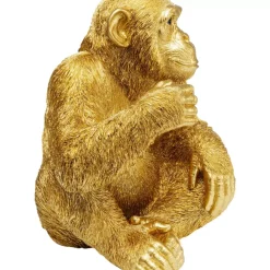 KARE Design Deko Figur Baby Ape Gold 53- Deko & Geschenkartikel