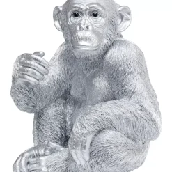 KARE Design Deko Figur Baby Ape Silber 53- Deko & Geschenkartikel