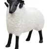KARE Design Deko Figur Bathilde Ram Weis 78Cm- Deko & Geschenkartikel