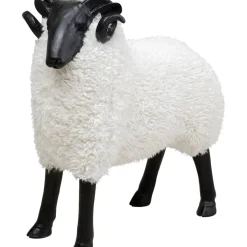 KARE Design Deko Figur Bathilde Ram Weis 78Cm- Deko & Geschenkartikel