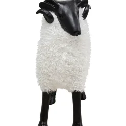 KARE Design Deko Figur Bathilde Ram Weis 78Cm- Deko & Geschenkartikel
