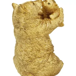 KARE Design Deko Figur Bear Lucky Mom Gold 27Cm- Deko & Geschenkartikel