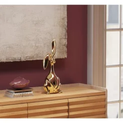 KARE Design Deko Figur Bunny Gold 52Cm- Deko & Geschenkartikel