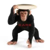 KARE Design Deko Figur Butler Playing Chimp Schwarz 52Cm- Deko & Geschenkartikel