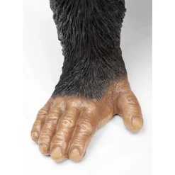 KARE Design Deko Figur Butler Playing Chimp Schwarz 52Cm- Deko & Geschenkartikel