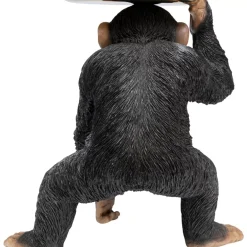 KARE Design Deko Figur Butler Playing Chimp Schwarz 52Cm- Deko & Geschenkartikel