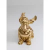KARE Design Deko Figur Coiffed Dog Gold 52Cm- Deko & Geschenkartikel