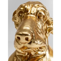 KARE Design Deko Figur Coiffed Dog Gold 52Cm- Deko & Geschenkartikel